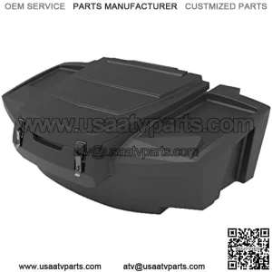 MotoAlliance UTV Rear Cargo Box - JEMCO 148 QT Waterproof Storage Bed Tool Box - Compatible with Polaris RZR 900 and 1000S and Trail Models