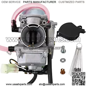 Carburetor For Kawasaki KVF300 KVF 300 Prairie 300 2X4 4X4 1999-2002 ATV KVF300B KVF300A OE # 15003-1437 with Carbon Dirt Jet Cleaner Tool kit