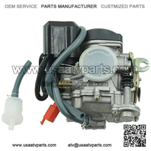 1-073-1 GY6 49cc 50cc 80cc 100cc 20mm Big Bore CVK Carburetor with Electric Choke for Scooter Moped ATV Go Kart Quads Buggy 139QMB 1P39QMB Engine Carbs