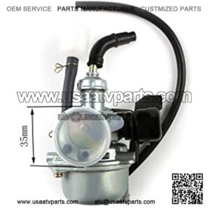 19mm PZ19 Carb Hand Choke Carburetor For Kawasaki KFX 50 70 90 110 ATV Honda Yamaha Coolsports AIM-EX Kazuma