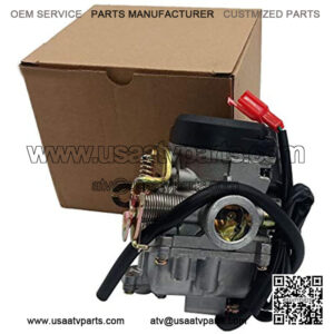 PD20J Carburetor for GY6 49cc 50cc 4 Stroke Scooter Moped Carburetor 20mm Big Bore 139QMB 139QMA Moped ATV Go Kart Quads Buggy Kymco