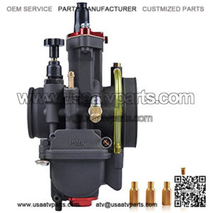 Racing Performance Carburetor 26mm Motorcycle Carburetor 125 150 Power PWK Carb 26mm With Carburetor Jets Fit GY6 Engine Dirt Bike Mini Bike SSR TTR Apollo ATV ACE Skyteam Cafe Bike