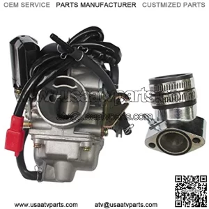 High Performance Racing Race for GY6 150cc 150 24mm Carburetor with 30mm Intake Manifold Pipe Carb