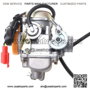 PD24 Carburetor 24mm Carb for GY6 125cc 150cc ATV Go Kart Moped Scooter Quad