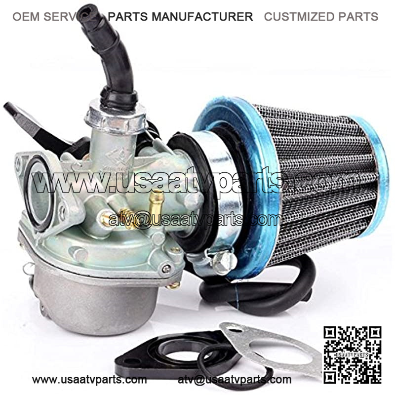 ATV Carburetor PZ19 + 35mm Air Filter for 50cc 70cc 90cc 110cc 125cc ATV Dirt Pit Bike Taotao CRF