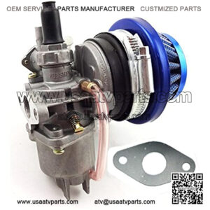 Carburetor Carb 44mm Air Filter Stack for 47cc 49cc Mini ATV Quad Dirt Pocket Bike Cag Mini Moto Moped Scooter Motocross