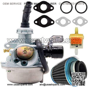 PZ19 Carburetor with Fuel Filter 35mm Air Filter for ATV Go Kart PZ19 19mm Carburetor 50cc 70cc 90cc 110cc 125cc ATV Dirt Pit Bike Taotao Honda CRF Carburetor, PZ19 Carburetor