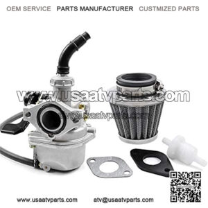ATV Carburetor PZ19 with air filter Fuel Filter and 35mm Air Filter for 50cc 70cc 90cc 100cc 110cc 125cc Taotao Dirt Pit Bike ATV Honda CRF Scooter Go Karts