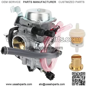 Carburador de Vehculos Todo TerKit de Montaje de Carburador de Aleacin de Aluminio con Filtro CBKLF300 Reemplazo de Accesorios de Motocicleta para Bayou 300 1986