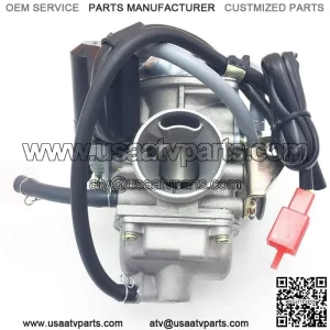 PD24 24mm Carburetor for GY6-125cc 150cc ATV Kart 150T-12 Scooter