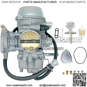 YFM660 Carburetor for Yamaha Grizzly 600 1998-2001 1999 2000 YFM600 Grizzly 660 2002-2008 YFM660 600 4x4 ATV Carburetor Carb with Fuel Valve Switch
