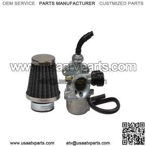 PZ19 Carburetor  with 19 mm Intake & Right Side Hand Choke for 50cc, 70cc, & 90cc ATVs & Dirt Bikes