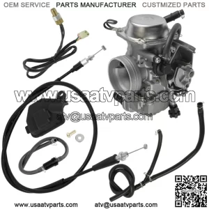 Carburator & Throttle Cable for Honda TRX350TE FourTrax Rancher ES 2000-2003