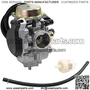 Carburetor Carb for Suzuki Eiger 400 LTF400 LTF400F 2x4 4x4 Manual 2002-2007,Replace for 13200-38F2V, 13200-38FB1, 13200-38FA1, 13200-38FA0, 13200-38F22, 13200-38FB2, 13200-38F00,