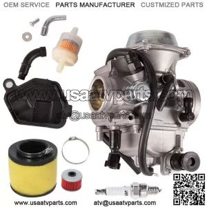 Carburetor & Air Filter Oil Filter FOR Honda Fourtrax 300 Trx300fw 4x4 1988-2000 (For: Honda)
