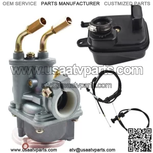 Carburetor Air Filter Box & Throttle & Choke Cable For Yamaha PEEWEE PW50 PY50