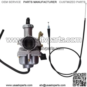 NEW CARBURETOR CARB & THROTTLE CABLE R FOR HONDA RECON TRX250E TRX250TE TRX250TM