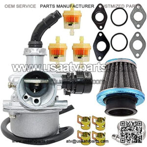 PZ19 Carburetor for 50cc 70cc 80cc 90cc 110cc 125cc ATV Dirt Pit Bike Honda CRF with Fuel Filter and 35mm Air Filter CRF50 Carburetor