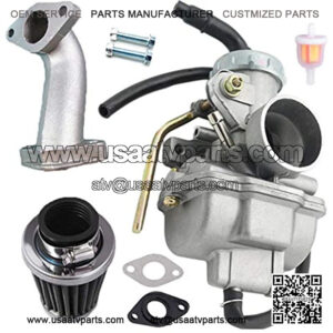 PZ20 Carburetor Carb for Kazuma Baja 50cc 70cc 90cc 110cc 125cc 110B NST Quad 4 stroke ATV 4 wheeler Go kart Dirt Bike Honda CRF50F XL75 CRF80F XR50R with Air Fuel Filter