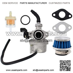 Carburetor Air Fuel Filter PZ19 Carb For 50cc 70cc 90cc 110cc 125cc ATV Dirt Pit Pocket Bike for Go-kart 4 wheeler Baja Motorbike Quad Carb W/Gaskets