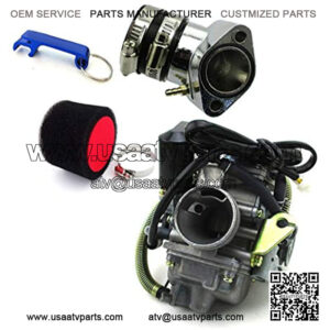 Raing PD24 Carburetor Carb Manifold Intake Pipe Air Filter For GY6 125cc 150cc Scooter ATV Go Kart Coolster For Yerf-Dog GX150 Spiderbox For American Sportworks Quantum