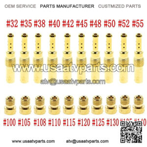 10 pcs Carburetor Main with 10 pcs Slow & Pilot for PWK Keihin OKO CVK Fits Scooters ATVs Karts with 125cc 150cc GY6 Motor Engine Carb