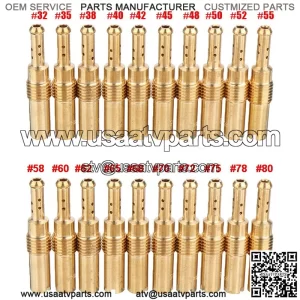 Keihin PWK OKO CVK PE FCR KSR carburetor auxiliary injector idle speed hole pilot JET