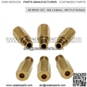 M5 Main Jets Keihin OKO KOSO PWK FCR Carburetor Injection Nozzle Main Quantity Orifice Nozzle PE
