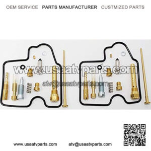 TWO Quality Carburetor Carb Rebuild Repair Kits for the 2005-2007 Kawasaki KVF 750 Brute Force ATVs
