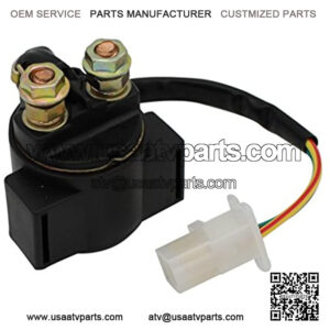 Starter Solenoid Relay for YAMAHA BIG BEAR 350 YFM350 1987-1998 ATV/BREEZE YFA125 1989-2004 ATV/MOTO-4 YFM200 YFM200 YFM225 YFM225 YFM350Honda TRX300 Fourtrax 300 1988-2008/FJ 600 1984 1985