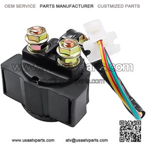 Starter Solenoid Relay for YAMAHA MOTO-4 200 YFM200 85-89 MOTO-4 225 YFM225 1986 1987 MOTO-4 250 YFM250 1989-1991 MOTO-4 350 YFM350 1987-2004 ATV Top Quality Brand New