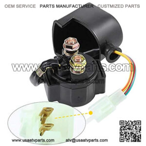 Starter Solenoid Relay for Coolster 125cc 50cc 70cc 90cc 100cc 110cc 250cc ATV, Dirt Bike, Go-Kart, Pocket Bike, Chopper, Scooter,TaoTao Roketa Sunl Baja Kazuma Sunl Meerkat