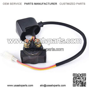 Solenoid Starter Relay Replacement for GY6 50cc 125cc 150cc Chinese ATV Dirt Bike Scooter