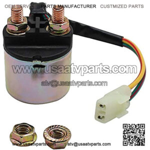 Starter Solenoid Relay for Honda TRX350 Fourtrax Rancher 350 2000-2006 / TRX400 Fourtrax Foreman 400 1995-2003 ATV