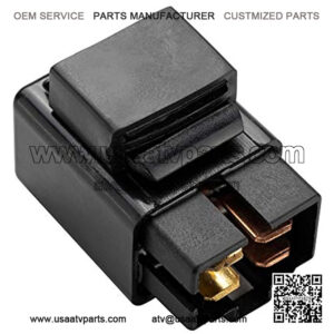 ATV Starter Relay Solenoid - Relay Assy Sealed Four Terminal Fits for Polaris Predator Scrambler Sportsman 50cc90cc Eton Viper RXL-50 RXL-70 AXL-50 TXL-50 TXL-90 DXL-90 Beamer II III Matrix 50