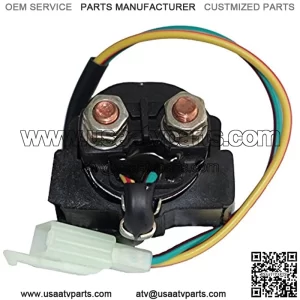Starter Relay Solenoid compatible with Kymco MXU Mongoose 250 300 ATV Scooter People 150 200 500