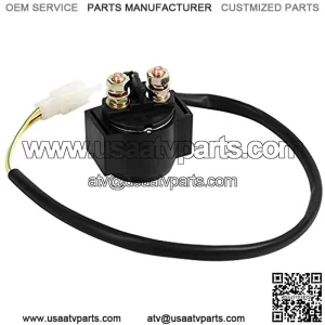 Starter Relay Solenoid for 50cc 125cc 150cc 250cc Scooter ATV Dirt Bikes Scooters Go Kart Dne BuggQuad 4 Wheelers Pit Bike Moped Roketa SSR Sunl Coolster