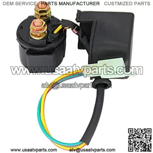Motorcycle Starter Solenoid Relay Compatible with SSR Tao tao Sunl Kazuma Baja Roketa 4-Stroke GY6 Engine 50cc 70cc 125cc 150cc 200cc 250cc ATV Dirt Bikes Scooters Go Karts Moped