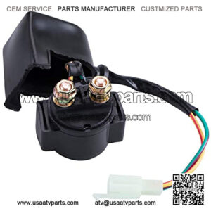 Starter Solenoid Relay For 4-Stroke GY6 50cc 125cc 150cc 200cc 250cc ATV Dirt Bikes Scooters Go Kart Dne Buggys Quad 4 Wheelers Pocket Bike Moped Roketa SSR Taotao Sunl Coolster