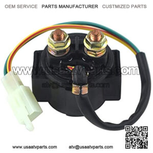 Starter Solenoid Relay for 4-Stroke GY6 Engine 50cc 150cc 200cc 250cc ATV Dirt Bikes Scooters Go Kart Dne Buggys Quad 4 Wheelers Pit Bike Moped Roketa SSR Taotao Sunl Coolster