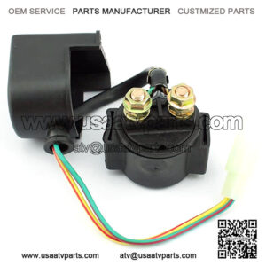 Starter Solenoid Relay Compatible with 50cc 70cc 90cc 110cc 125cc 150cc GY6 ATV Quad Scooter Go Kart Moped Chopper Pit Dirt Pocket Bike Kawasaki TaoTao Buyang Sunl Baja Roketa