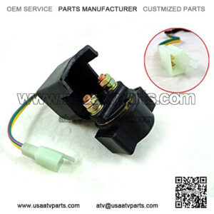 Starter Relay Solenoid for 50cc 70cc 90cc 100cc 110cc 125cc 200cc 250cc ATV Dirt Bike Scooter Go Kart Dne Buggy Quad 4 Wheeler Sunl Taotao Honda