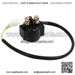 Starter Relay Solenoid for 50cc 125cc 150cc 250cc Scooter ATV Dirt Bikes Scooters Go Kart Dne Buggys Quad 4 Wheelers Pit Bike Moped Roketa SSR Taotao Sunl Coolster