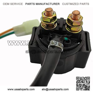 Replace Starter Solenoid Relay For 4-stroke GY6 Engine 50cc 70 cc 90cc 110 cc 125cc 150 cc 200cc 250 cc ATV Dirt Bikes Scooters Go Kart Dne Buggys Quad 4 Wheelers Pit Bike Moped Roketa SSR Taotao Sunl