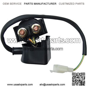 Solenoid Relay with Waterproof Cap For 50cc 70cc 90cc 110cc 125cc Scooter ATV Dirt Bike Pit Bike Go Kart Mope Kazuma Sunl Taotao BMS Baja