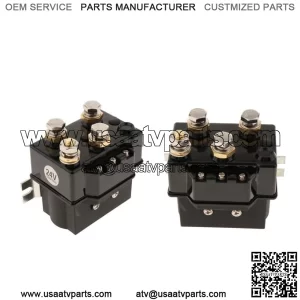 2x DC 24V 500A Contactor de Rel Solenoide Interruptor Basculante para ATV UTV Motocicleta Camin To  Contactor de solenoide de cabrestante