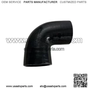 2.25 90 Degree Silicone Hose Black 4 Ply Turbo Coupler Pipe