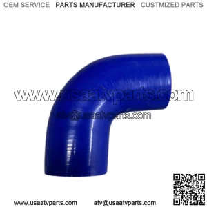 2" To 2.5" 90 Degree Angle Elbow 3Ply Silicone Coupler Turbo Hose BLUE