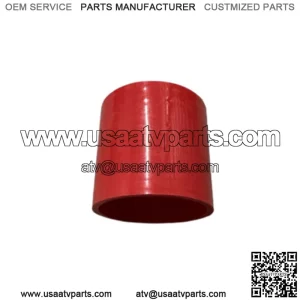 2.25" 3-PLY STRAIGHT TURBO/INTAKE PIPING SILICONE COUPLER REDUCER HOSE/PIPE RED