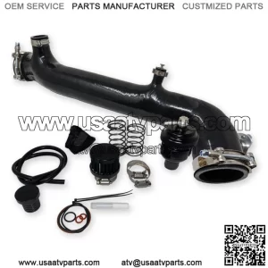 Silicone Charge Tube W BOV Polaris RZR Turbo R, XPT, XP4, Turbo S, Pro